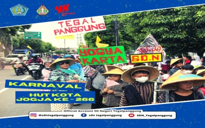Semarak Karnaval HUT Kota Jogja Ke-266 SD Negeri Tegalpanggung