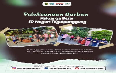 Pelaksanaan Qurban 1445 H Bersama Keluarga Besar SD Negeri Tegalpanggung